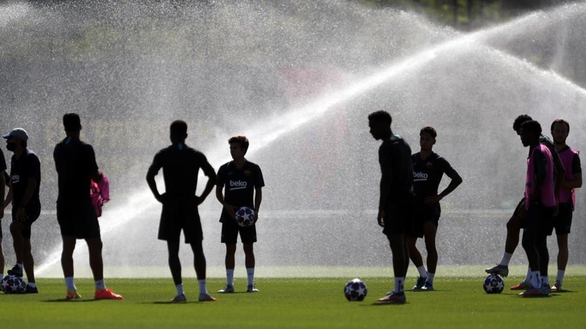 entreno del FC Barcelona