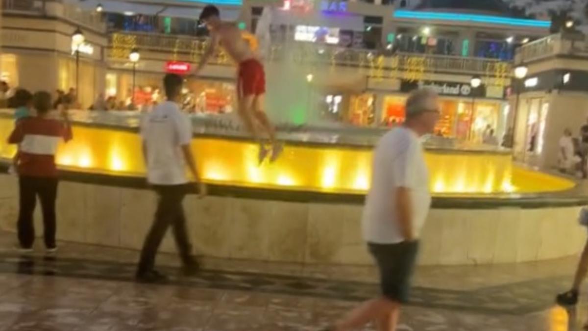 Acto vandálico de un turista británico en Canarias