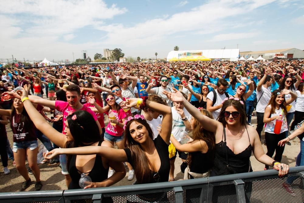 Llenazo en la macrofiesta universitaria en La Punta