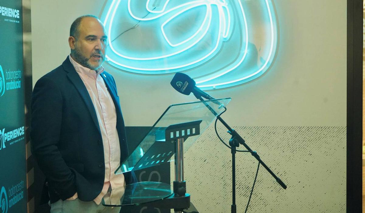 Chus Mateo, en Córdoba, en la presentación del Congreso Internacional de Entrenadores.