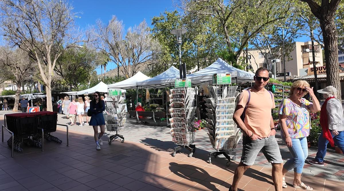 Der bei Deutschen beliebte Küstenort Peguera.