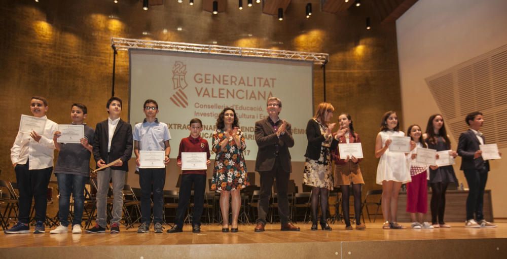 Estos son los alumnos de matrícula de honor de Primaria en la provincia