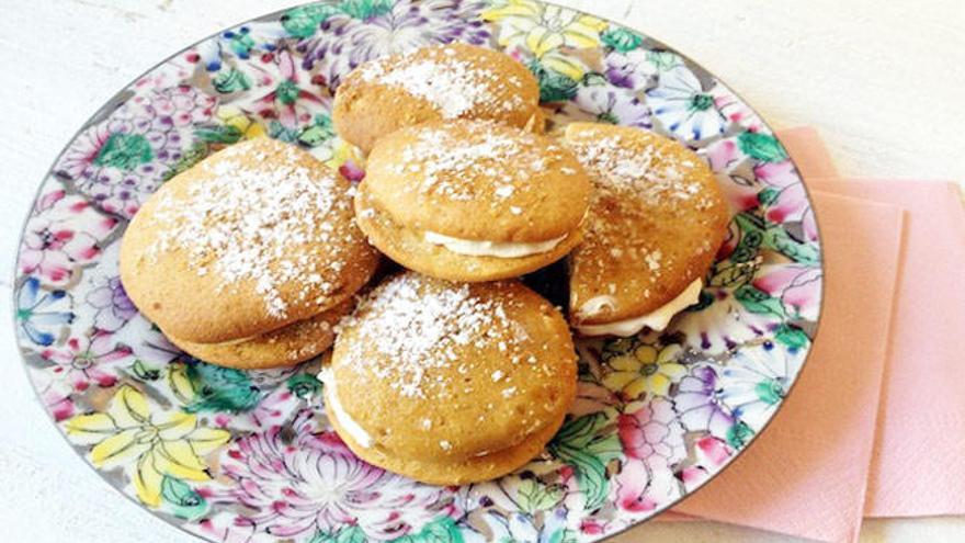 Whoopie pies de limón.