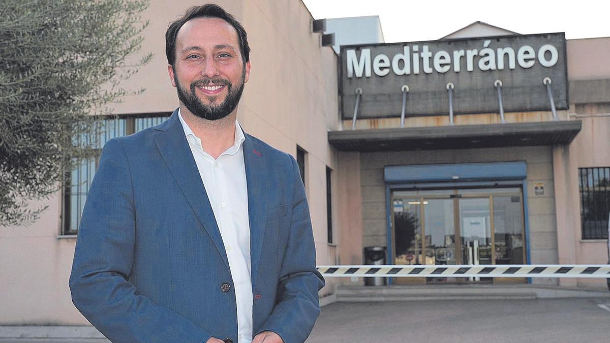 El presidente de Reciplasa, Sergio Toledo, visitó las instalaciones del periódico 'Mediterráneo'.