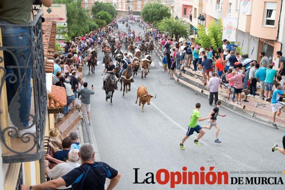 Último encierro en las Fiestas de Moratalla