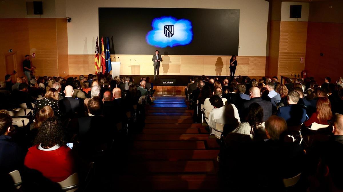 La presentación del Plan Estratégico de Salud Digital en Son Llàtzer esta mañana.