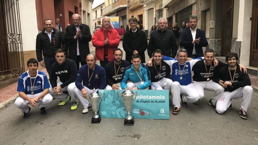 Parcent se lleva la final de Benitatxell de la Copa Generalitat de pilota valenciana