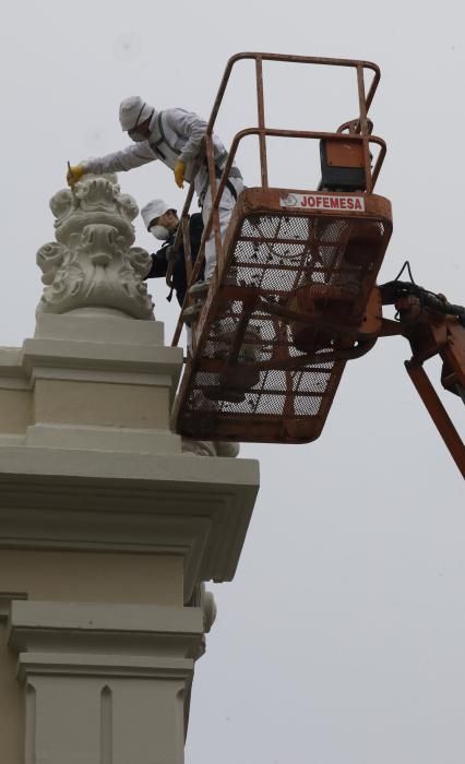 Gijón: algunos sectores vuelven a trabajar