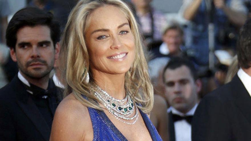 La actriz Sharon Stone.