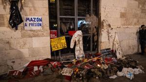 Incidentes en la manifestación contra Mazón en Valencia