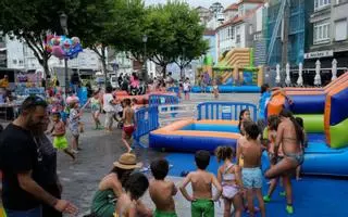 Carril se convierte en un parque de atracciones para dar la bienvenida a San Fidel