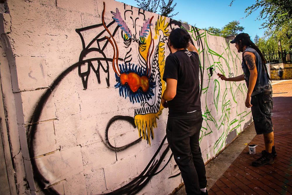 Alcoy viste sus calles de arte y deporte urbano