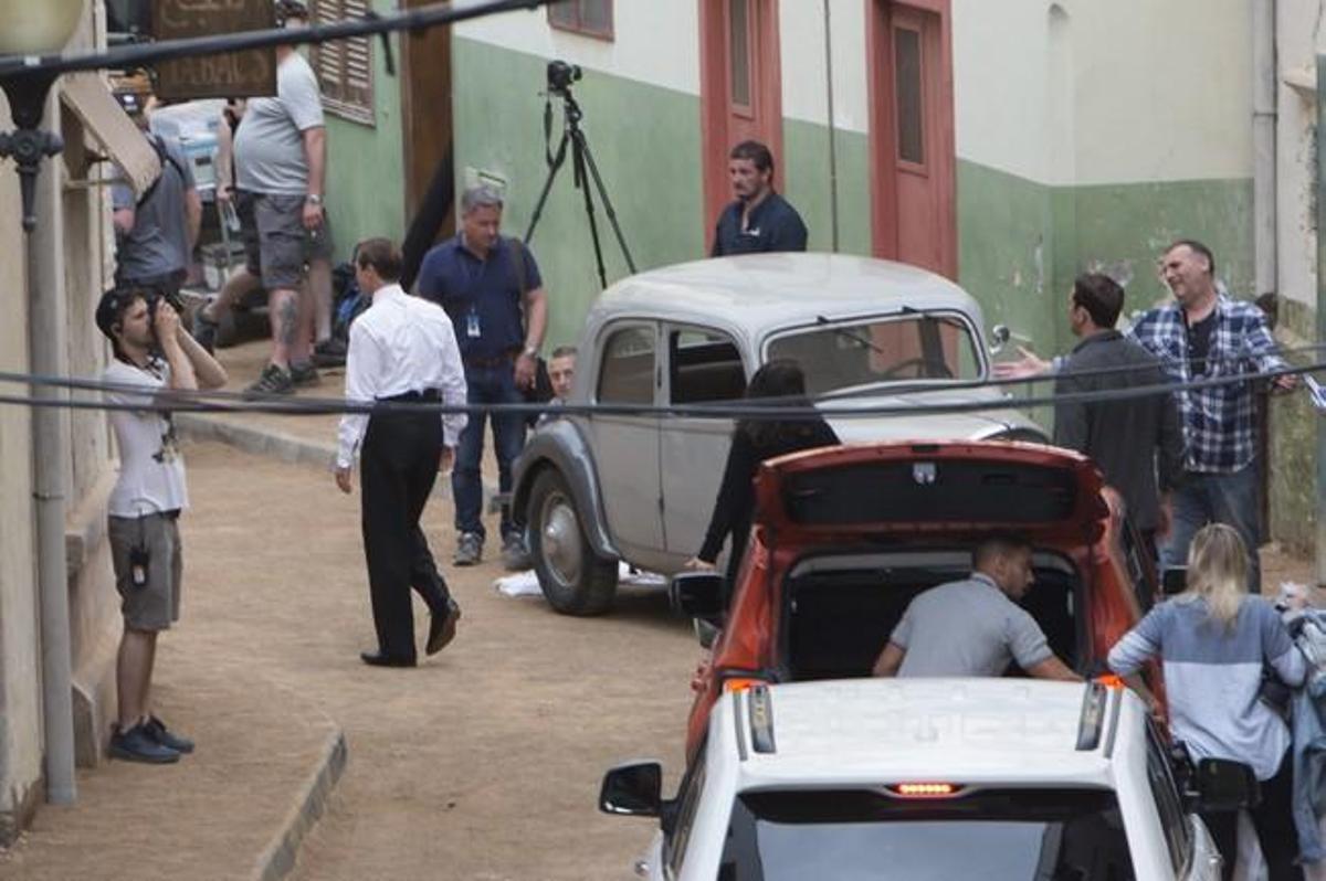 BRAD PITT Y ROBERT ZEMECKIS EN "ALLIED"