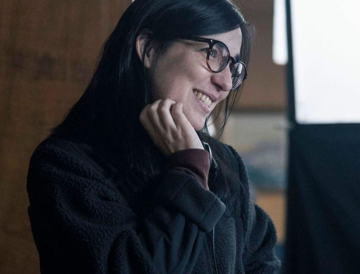La directora de cine Alauda Ruiz de Azúa en el rodaje de Los domingos. La directora de cine Alauda Ruiz de Azúa en el rodaje de Los domingos.