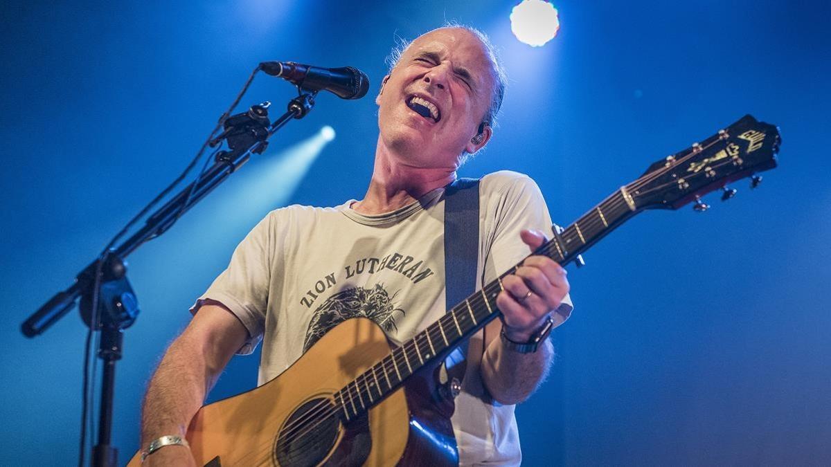 Fran Healy, en el concierto de Travis en Razzmatazz