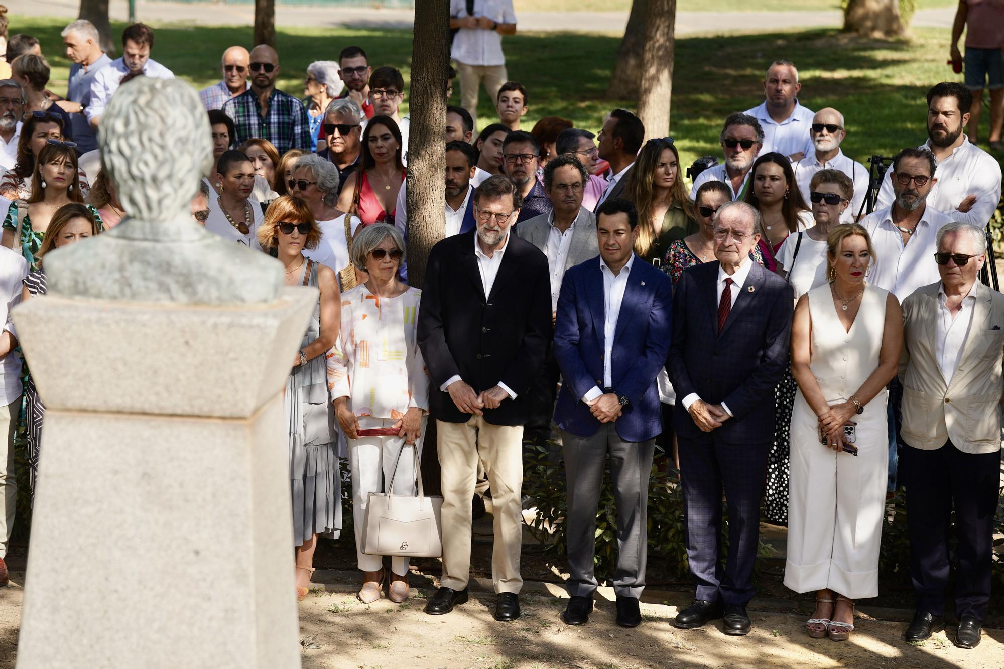 Málaga vuelve a rendir homenaje a José María Martín Carpena, asesinado por ETA hace 23 años