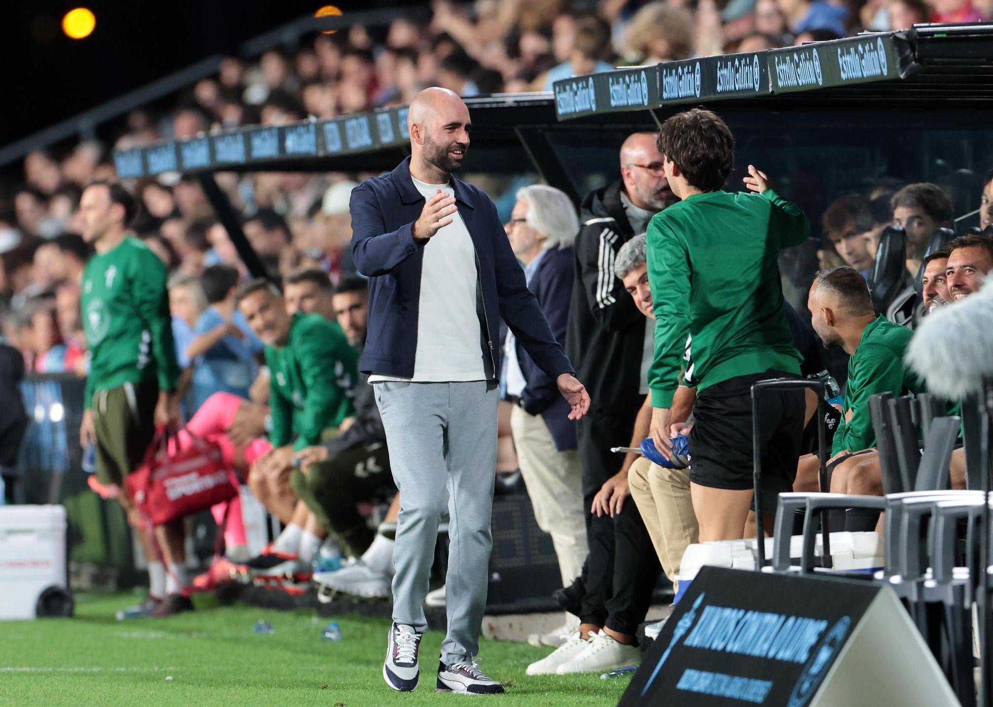 'Xuntos contra o lume': Celta - Selección de Ourense, en imágenes