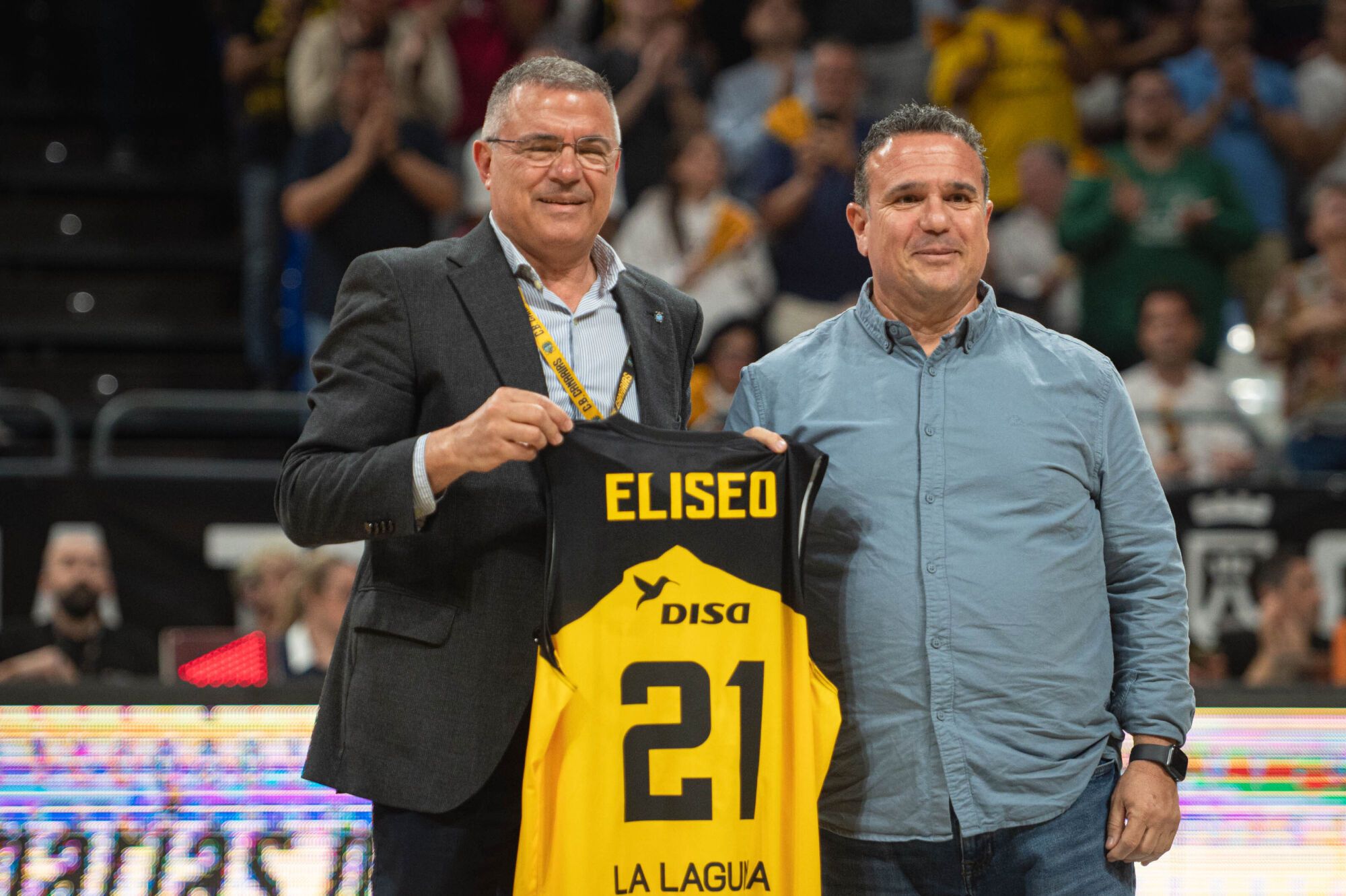 Partido La Laguna Tenerife CB Canarias - Joventut Badalona Inicio de playoff de Liga Endesa Quedarse hasta el fina porque en caso de derrota podría ser el último partido en casa esta temporada  | 02/06/2025 | Fotógrafo: Rafael Arturo Jiménez Rivero