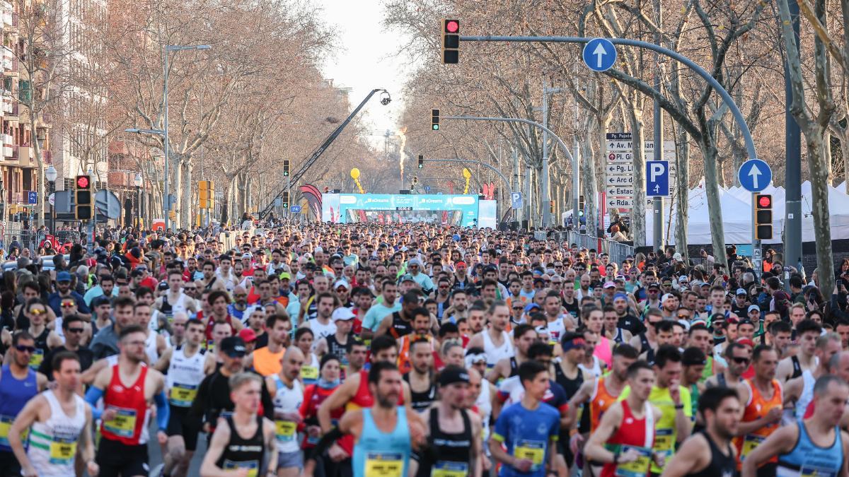 Imagen de archivo de la Media Maratón de Barcelona