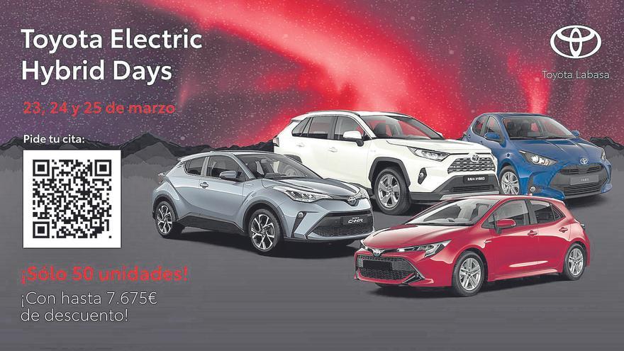Toyota Murcia y Labasa Cartagena ofrecen descuentos de más de 7.675 euros en los Electric Hybrid Days