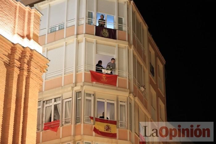 Viernes de dolores: Aplausos y salves a la patrona en Cartagena durante el confinamiento