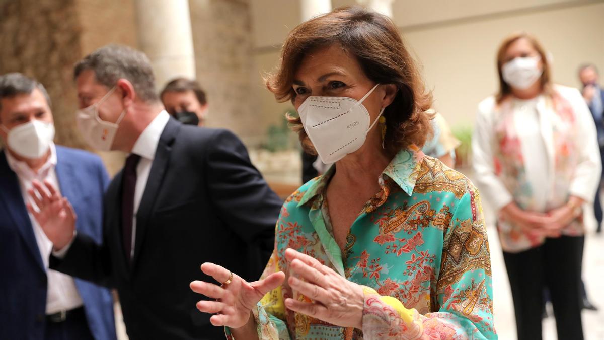 The Vice President of the Government, Carmen Calvo. The Vice President of the Government, Carmen Calvo.