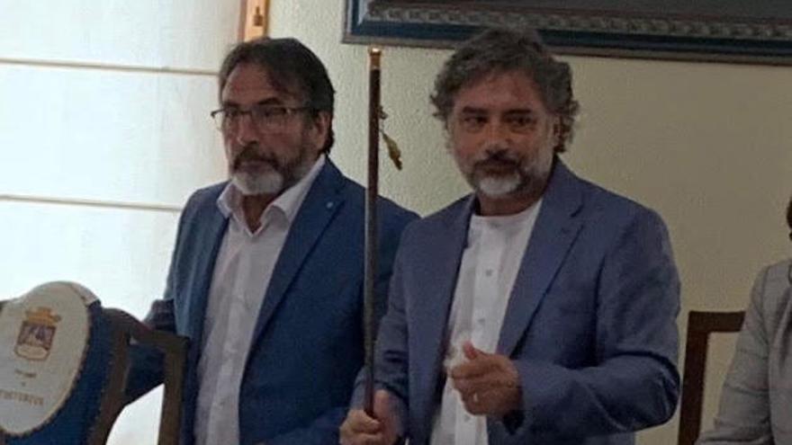 Marcelino Couto, PSOE, y, Xosé Rodriguez Méndez, alcalde de As Neves // FdV