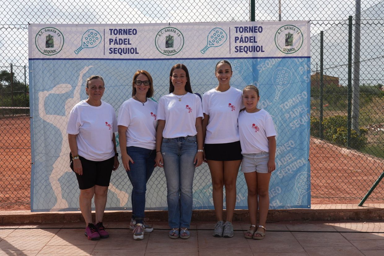 Alta participación en el IV Torneo de Pádel Solidario de la Gaiata Sequiol