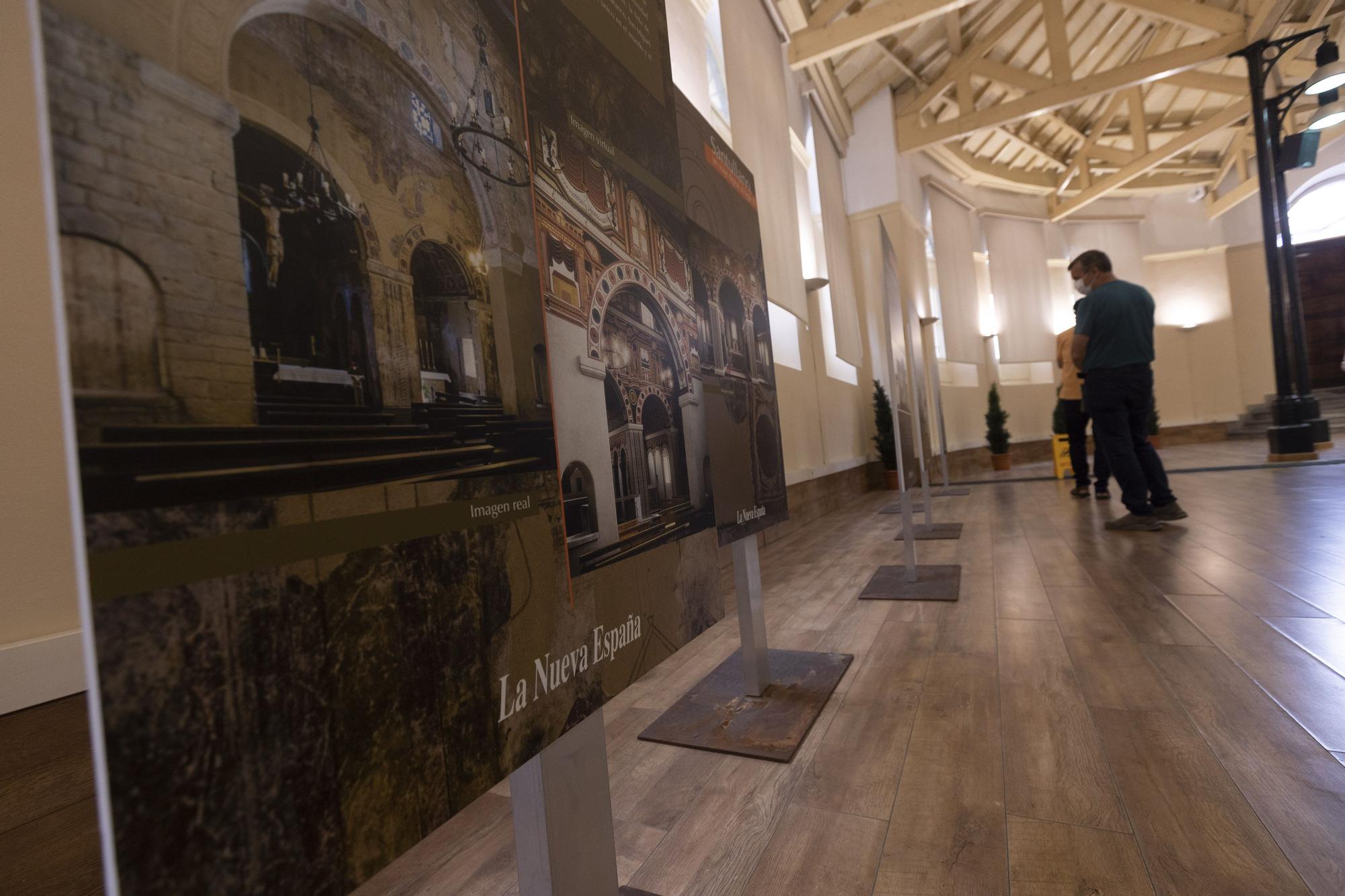 Exposición sobre las pinturas de la iglesia de Santullano