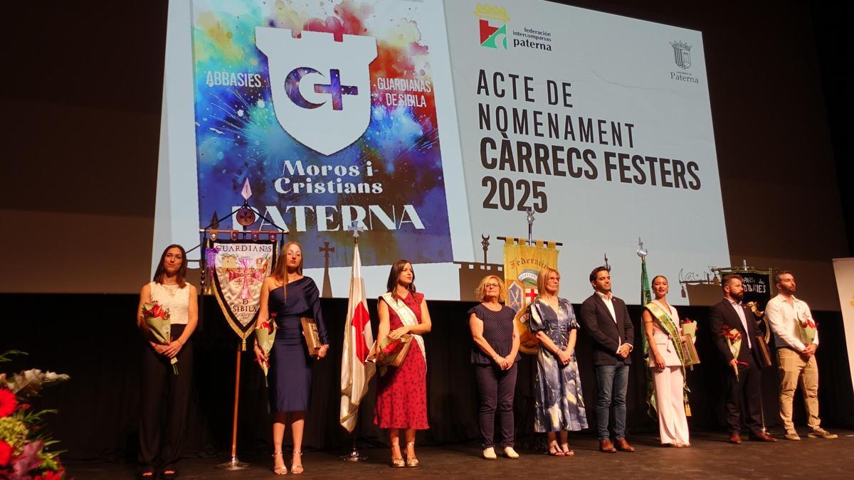 Acto de nombramiento de cargos festeros para las fiestas de Paterna 2025