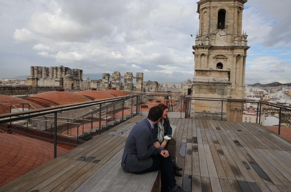 Vistas desde la cubierta de la Catedral de Málaga