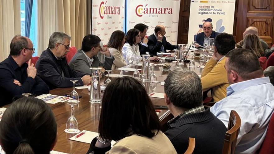 Reunión del pleno de la Cámara de Comercio de Huesca. | CÁMARA DE COMERCIO DE HUESCA
