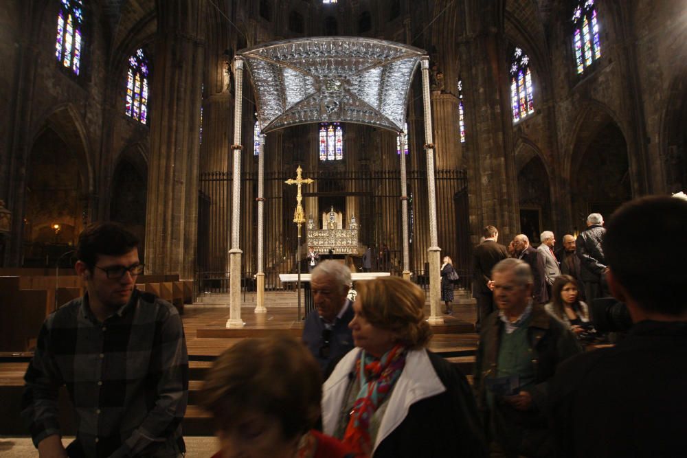 El presbiteri únic al món de la Catedral de Girona recobra nova vida