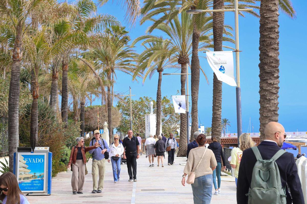Turismo en Marbella, en una imagen de archivo.