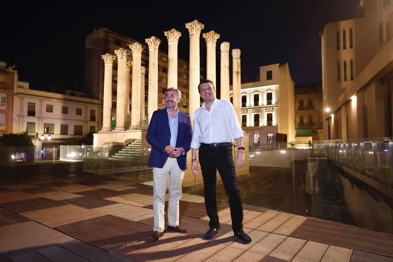 El Templo Romano estrena su nueva iluminación