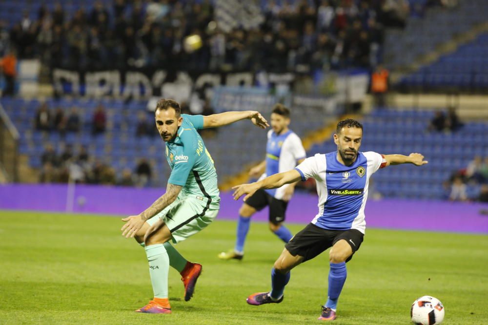 El Hércules llega vivo al Camp Nou