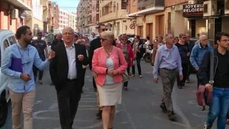 Ramón, Ribó y Castillo durante la visita.