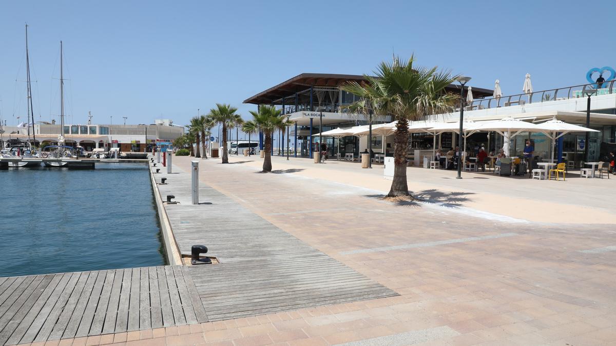 Muelle de la Savina donde se deben trasladan las excursiones.