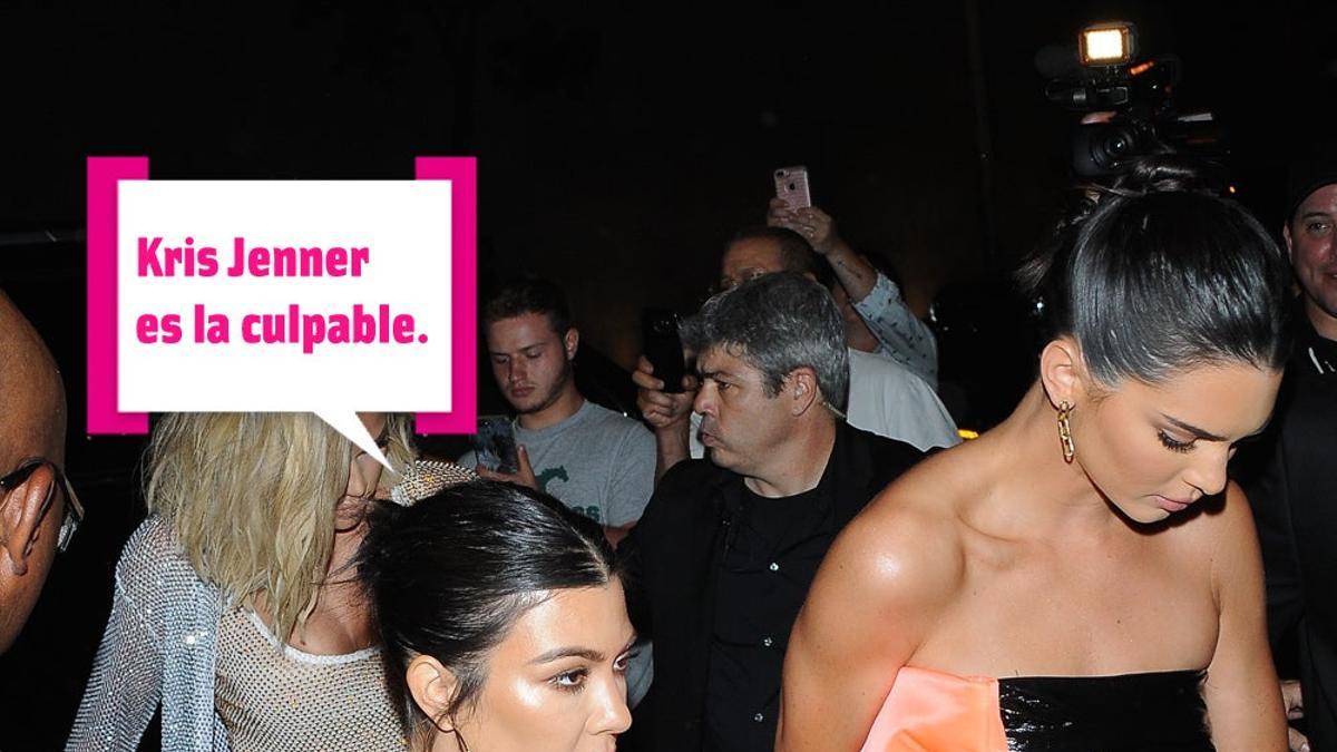 Kourtney Kardashian le echa la culpa a Kris Jenner de su poca fotogenia en el cumple de Kylie Jenner