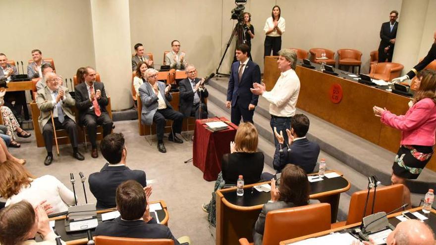 Castells, l&#039;any passat en la presa de possessió com a president