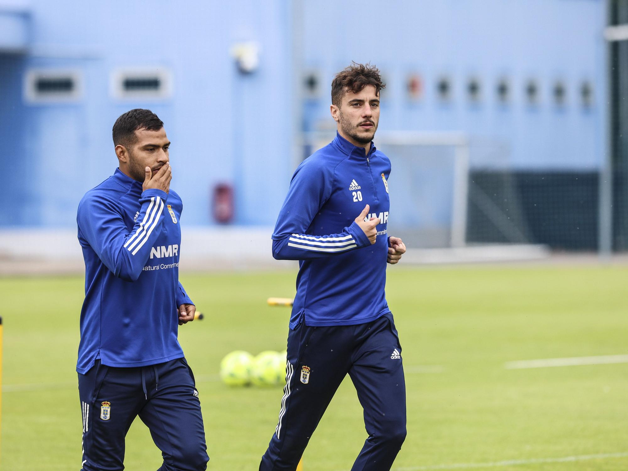 Las imágenes del entrenamiento del Oviedo