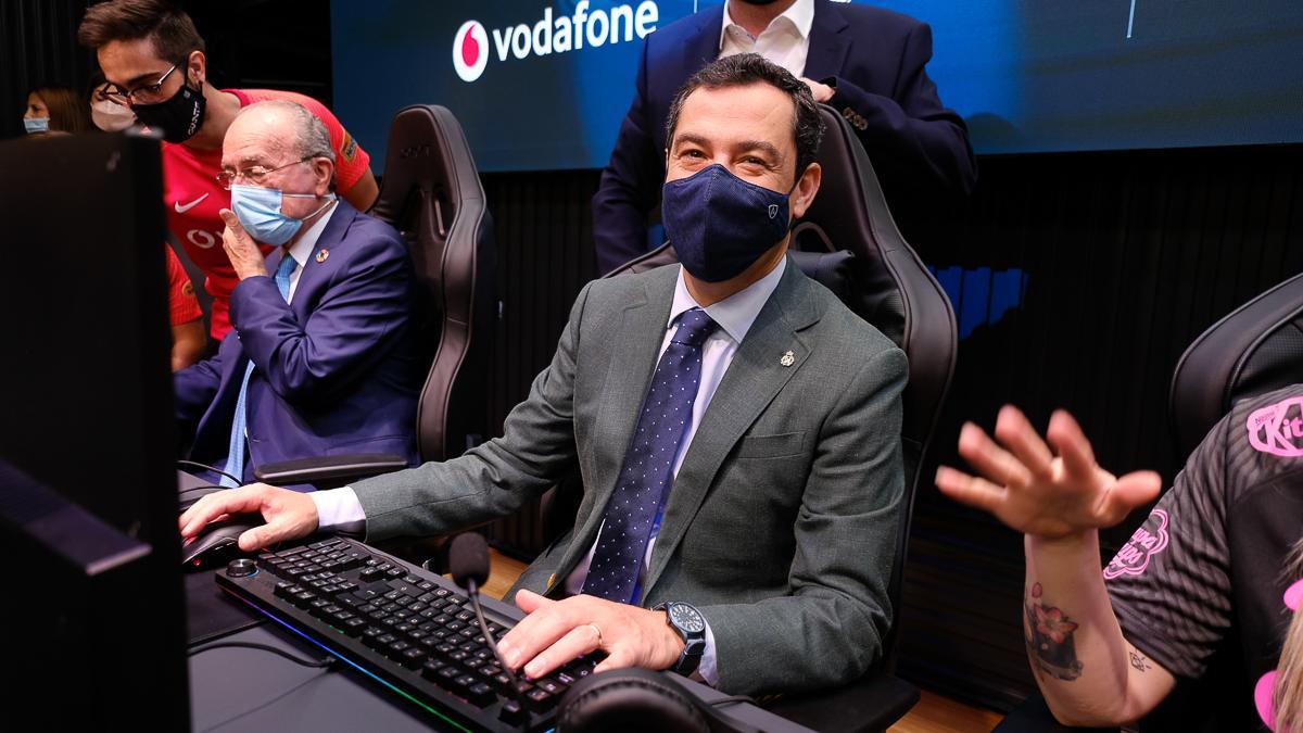 Inauguración del centro de gaming Vodafone Giants de Málaga