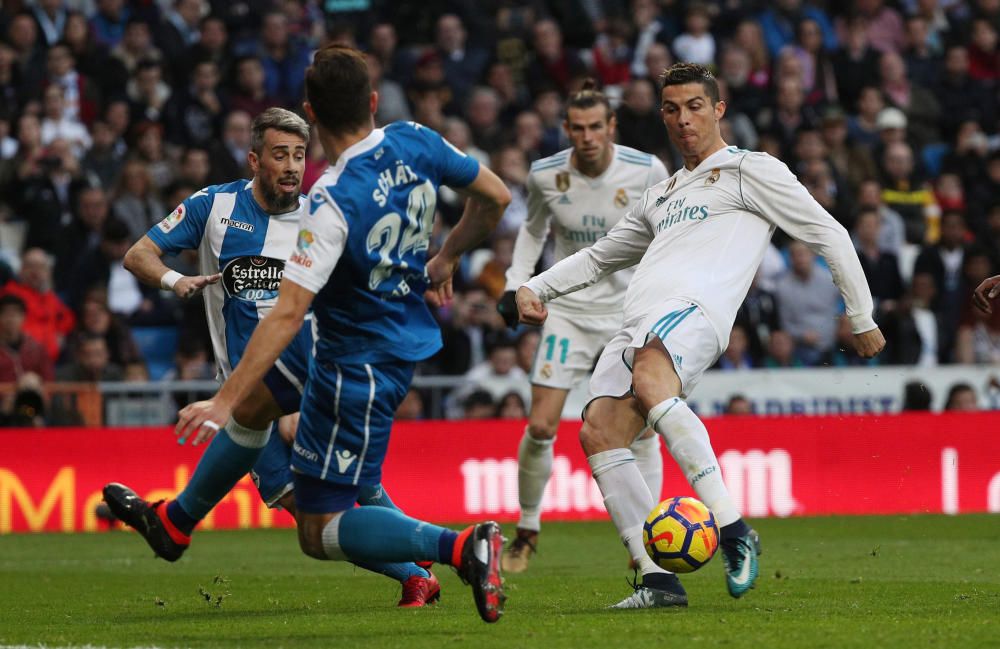 El Dépor sale goleado del Bernabéu