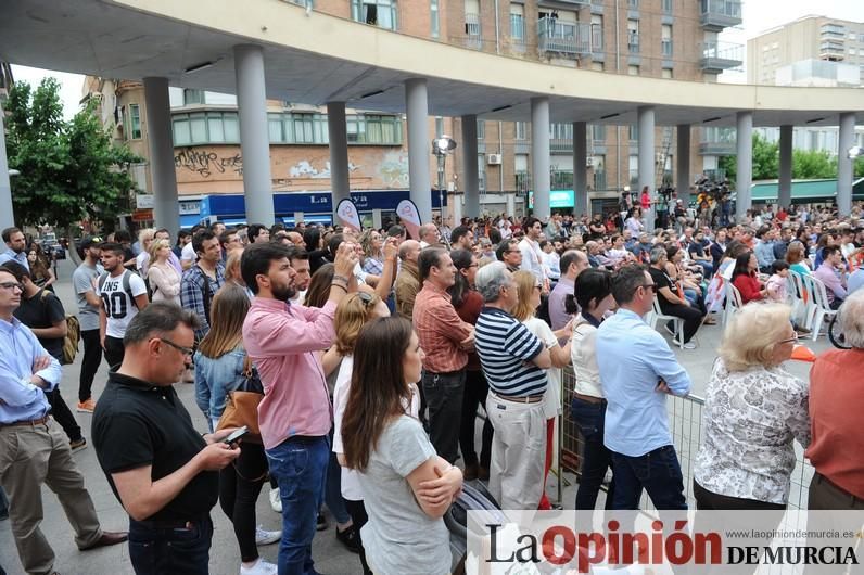 Albert Rivera, líder de Ciudadanos, en Murcia