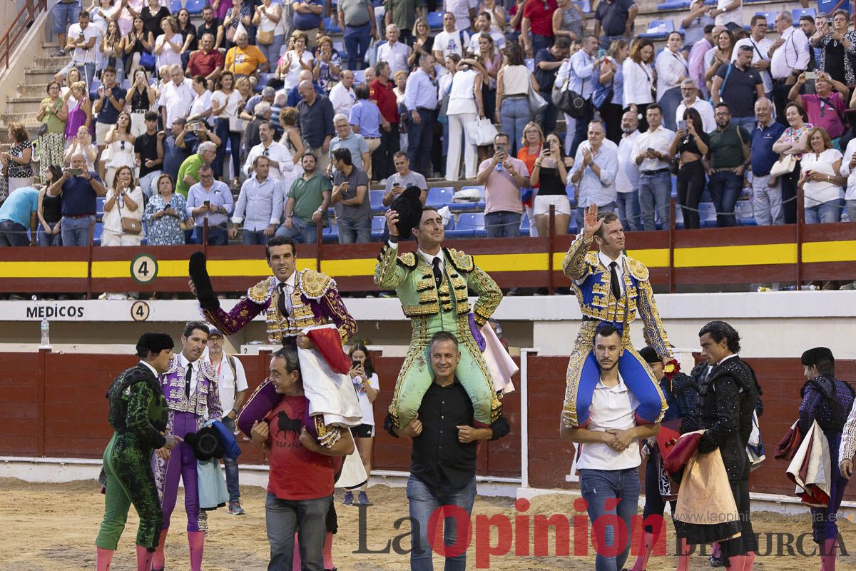 Corrida de toros en Abarán (El Fandi, Emilio de Justo, El Payo)