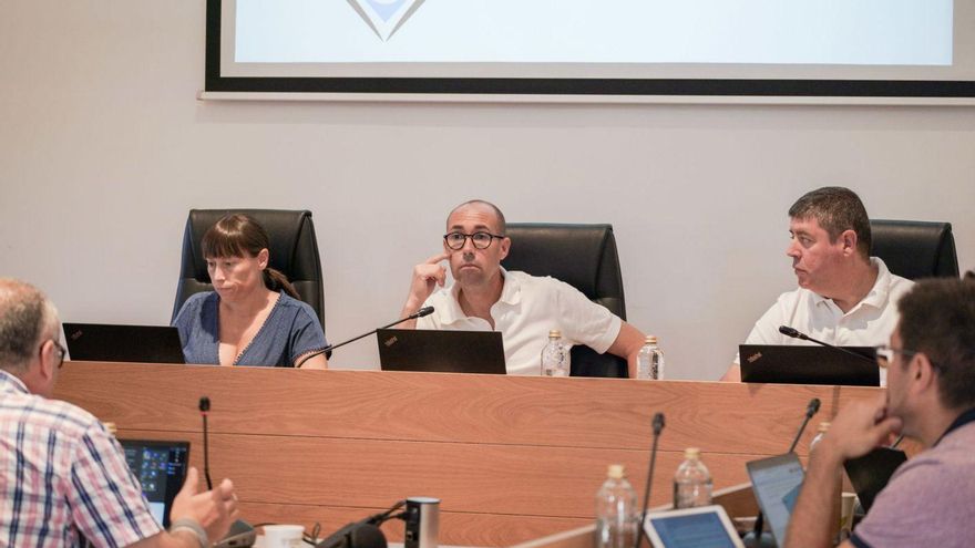Un momento del pleno ordinario de julio del Consell de Formentera celebrado ayer. | CIF