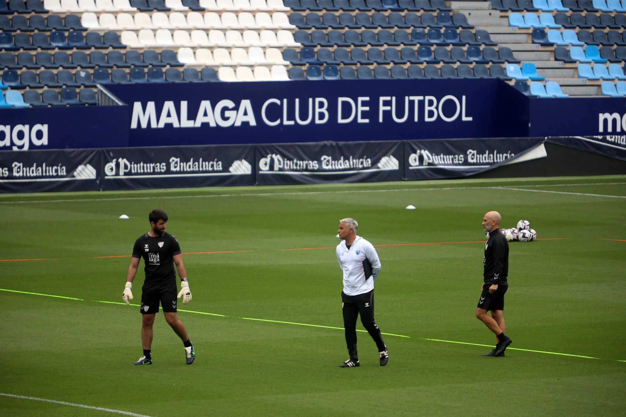 Entrenamiento del Málaga CF, 23 de mayo de 2023.