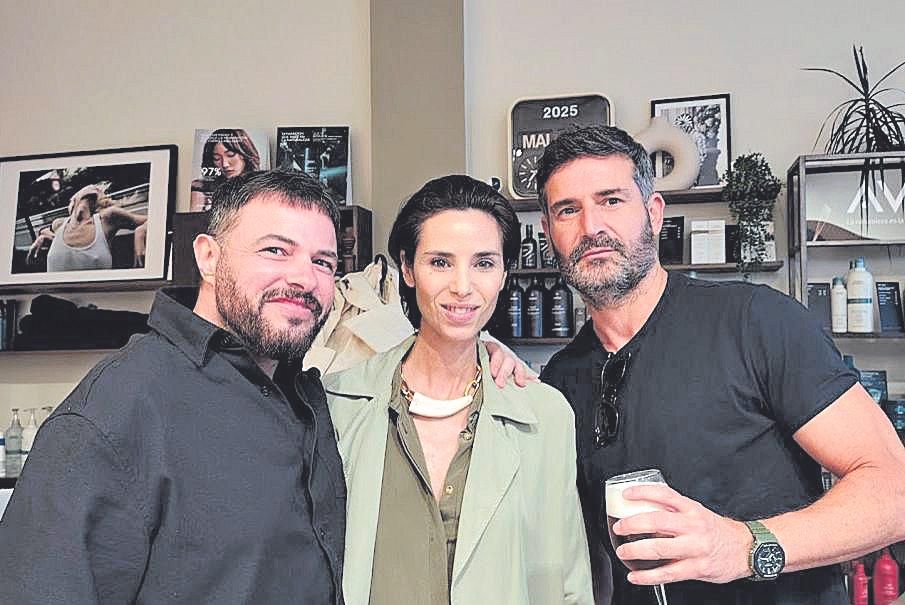 Toni Bustamante, Alma López y Xisco Seguí.