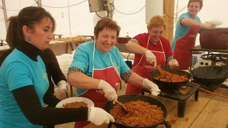 Las cocineras de las jornadas de una edición anterior.