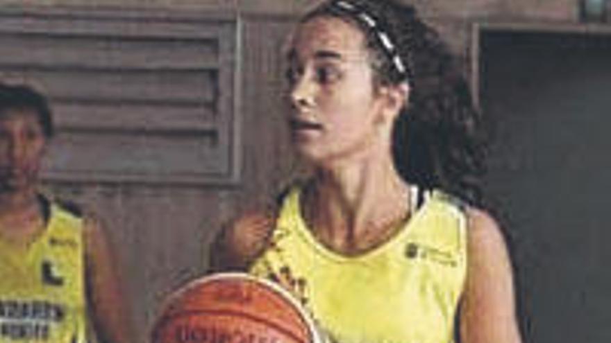 La jugadora Nerea Rodríguez.